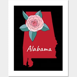 Alabama State Flower Camellia Posters and Art